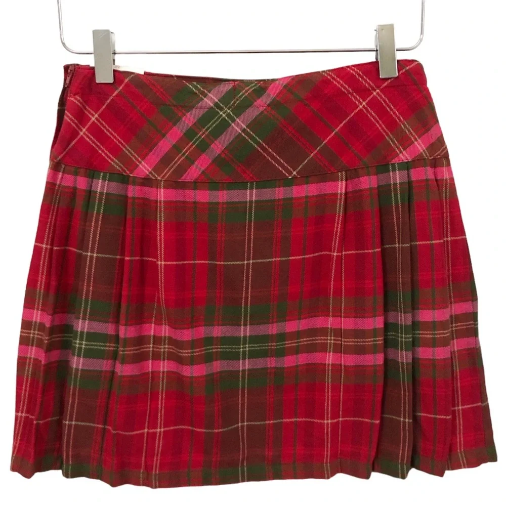 Gymboree | NWT Flannel Red Plaid Kilt Skort Girls 12